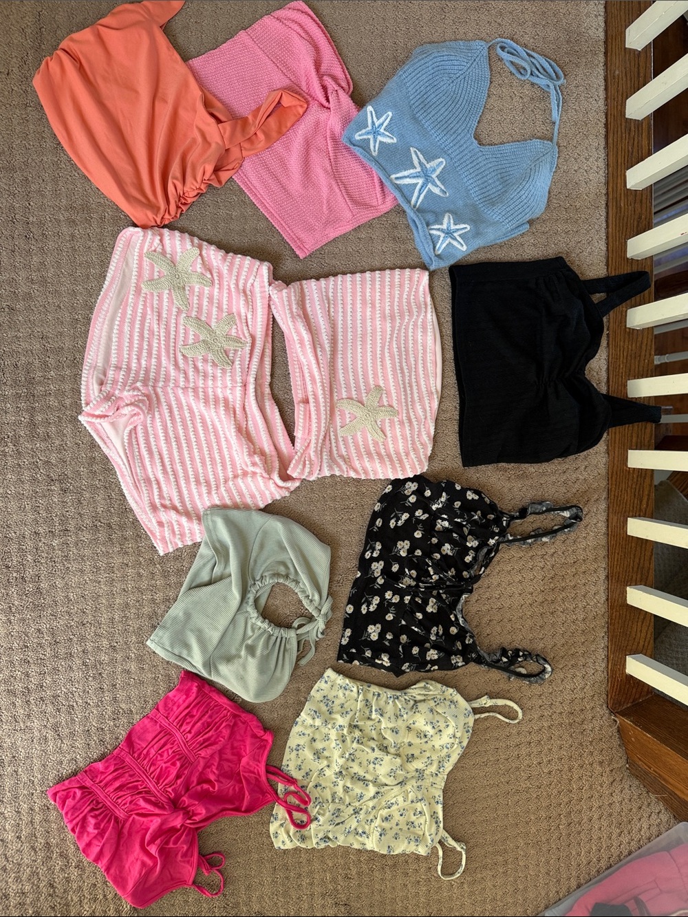 SHEIN Multi-Color Summer Tops & Shorts Mix